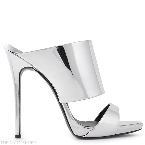 MAIN IMAGE -Double Strap Metallic Mules by GIUSEPPE ZANOTTI