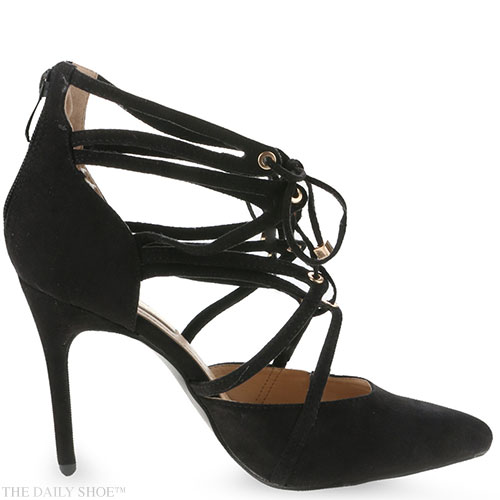 MAIN IMAGE -Elegant Lace-up Stilettos by BELLUCCI