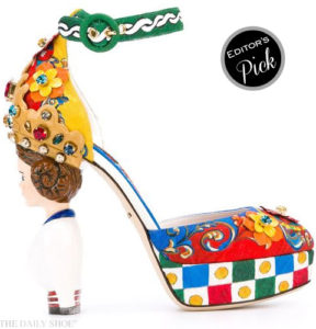 DOLCE & GABBANA Carretto Siciliano print pumps