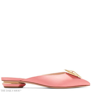 NICHOLAS KIRKWOOD Eden crystal-embellished satin backless loafers