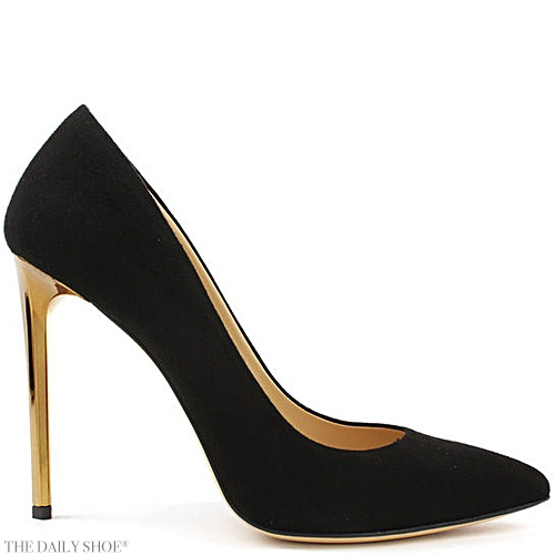 Daniel Meredith Black Suede Court