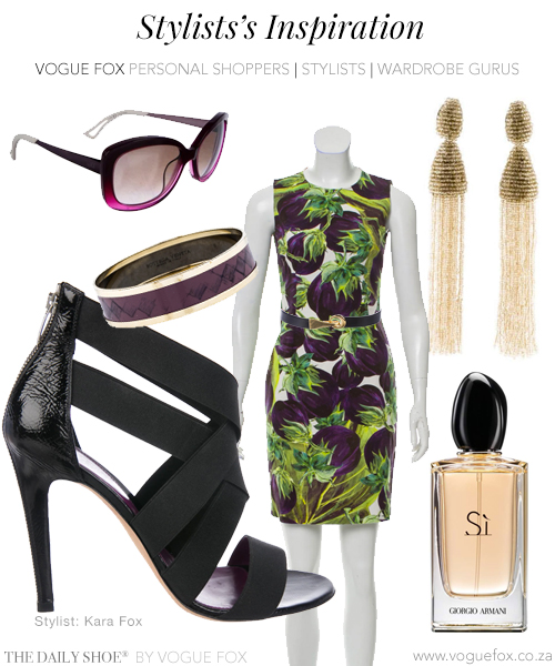 Vogue Fox Stylists use SERGIO ROSSI Elastic Caged Sandals for Style Inspiration