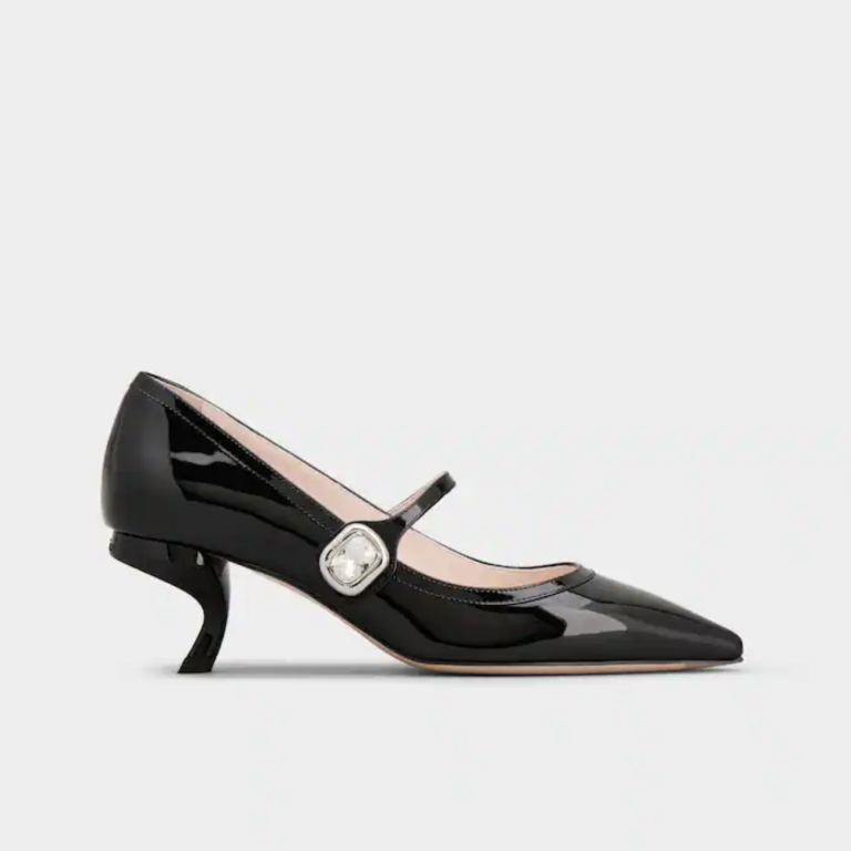 Roger Vivier Virgule Mary Janes also in black